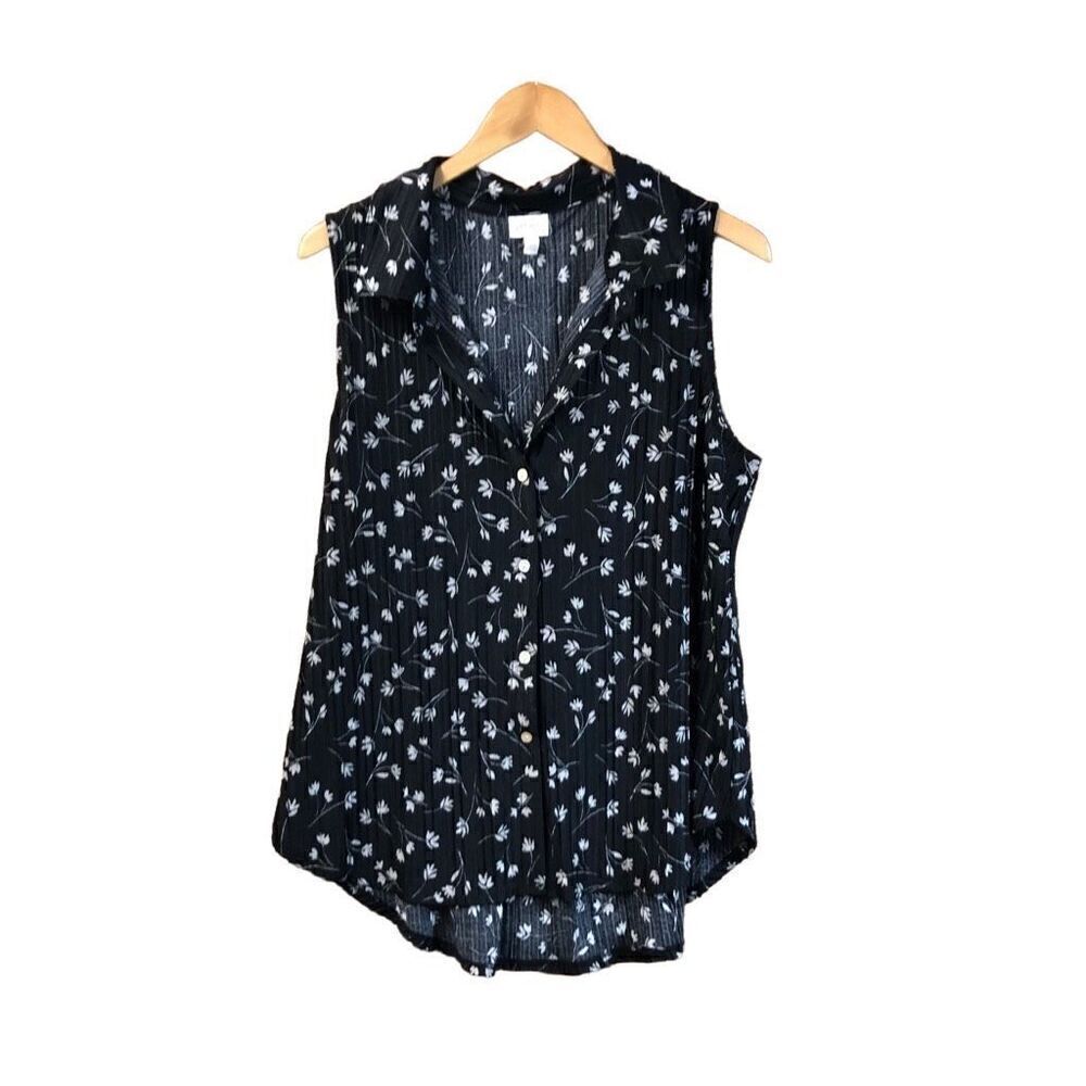 Greige Size Extra Large (XL) Tank Tunic Black White